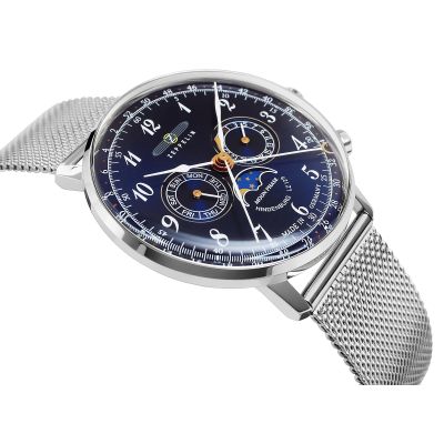 2. Herrenuhr ZEPPELIN LZ129 Hindenburg 7036M-3 + Box