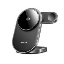Joyroom JR-W17 Qi 3-in-1 Kabelloses Induktives Ladegerät - Schwarz