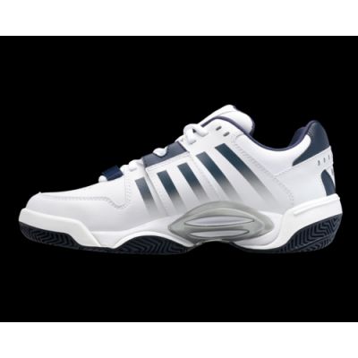 5. K-Swiss Herren-Sneaker ACCOMPLISH IV WEISS/PEACOAT/SILBER-M (07387-177-M)