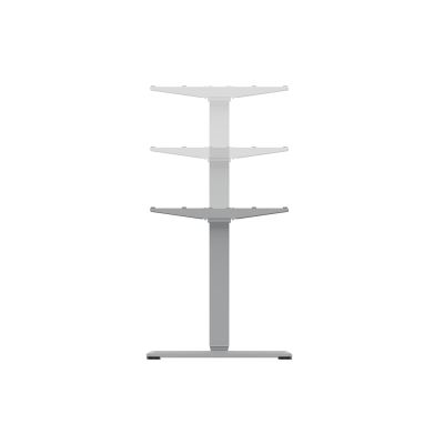 3. Equip 650813 Stehtischgestell, elektrisch betrieben, 2 Beine, Grau