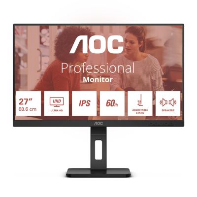 17. AOC Monitor 68,6 cm (27 Zoll) U27E3UF 16:9 2x HDMI+DP+USB 4K Lift