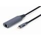 6. GEMBIRD USB-C-auf-LAN-RJ-45-Adapter 1GB mit Kabel