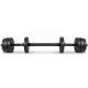 7. 4-in-1-Hantelset (Langhantel, Kurzhanteln, Kettlebell, Liegestützgriffe) Spokey PONDUS SET 20 kg