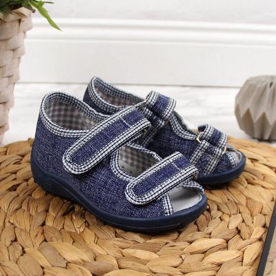 16. Hausschuhe und Sandalen für Jungen, marineblau, Nazo