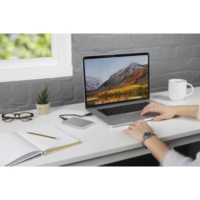 2. Verbatim Store 'n' Go ALU Slim Externe Festplatte 1 TB 2,5" USB Typ-C 3.2 Gen 1 (3.1 Gen 1) Silber
