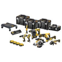 DEWALT KOMBI-SET 18V DCK853P4T (DCD996 + DCF887 + DCS565 + DCS367 + DCS356 + DCH273 + DCG405 + DCL050) 4x5,0Ah 4x TSTAK-WAGEN