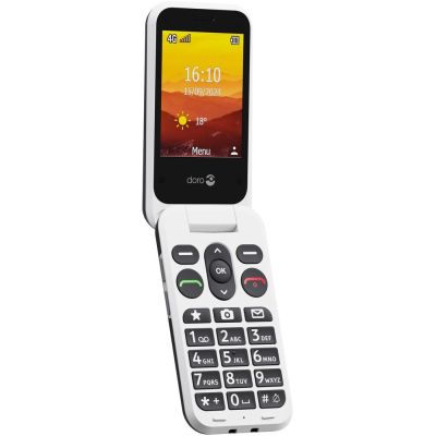 4. Doro Leva L30 7,11 cm (2,8") 142,7 g Schwarz, Weiß Funktionsfähiges Handy
