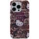 3. Hello Kitty IML Tags Graffiti Hülle für iPhone 15 Pro – Rosa