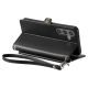 4. Samsung Galaxy A56 5G Leder-Wallet-Case mit Standfunktion und Tragegurten – Schwarz