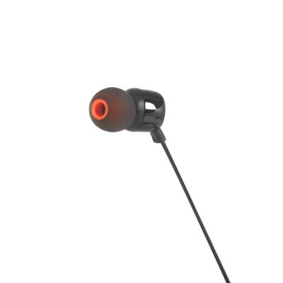 6. JBL Tune 110 In-Ear-Kopfhörer mit 3,5-mm-Miniklinke und Fernbedienung – Schwarz