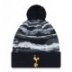 New Era Tottenham Hotspur FC Schwarze Bommel-Strickmütze - 60363502
