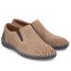 3. Rieker B2460-25 Herren-Lederschuhe zum Hineinschlüpfen, beige