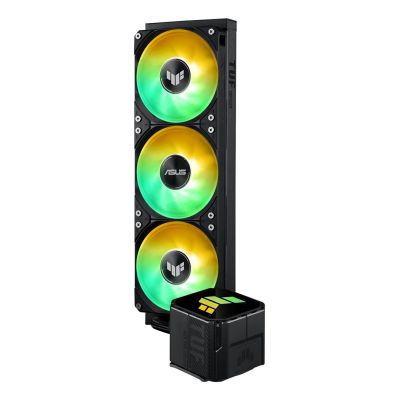 6. ASUS TUF GAMING LC III 360 ARGB All-in-One-Flüssigkeitskühler für Prozessoren, 12 cm, Schwarz