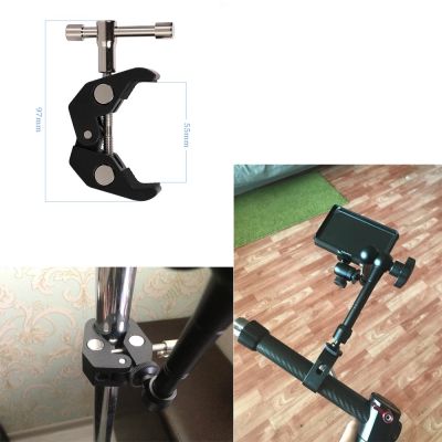 10. Klemmhalter für Kamera, Kamera, Mikrofon