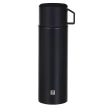 ZWILLING Thermoskanne mit Becher, 1 Liter, schwarz
