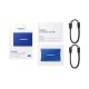4. Samsung SSD T7 Portable 2 TB MU-PC2T0H/WW Blau
