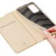 9. Dux Ducis Skin Pro Holster Cover Flip Cover für Samsung Galaxy A03s gold