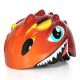 2. Wozinsky Kinderfahrradhelm, Drachenmuster, leicht, Größe S – Rot