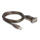 2. DeLOCK Adapter USB 2.0 Typ-A auf 1 x serieller RS-232 D-Sub 9-poliger Stecker mit Schrauben, 1,5 m