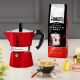4. BIALETTI 3-Tassen-Kaffeemaschine Moka Express 5466 rot