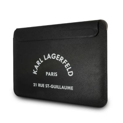 2. Karl Lagerfeld Hülle KLCS133RSGSFBK 13" schwarz/schwarz Saffiano RSG