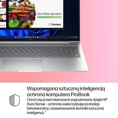 8. HP ProBook 4 G1i Notebook 16" WUXGA/Ultra 7 255H/16GB/SSD512GB/Arc/11PR Pike Silver 3Y