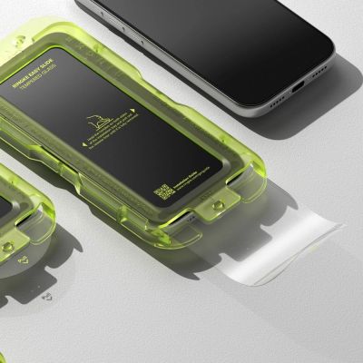 4. Ringke Easy Slide 2er-Pack Panzerglas für iPhone 17 Pro Max - Schwarz
