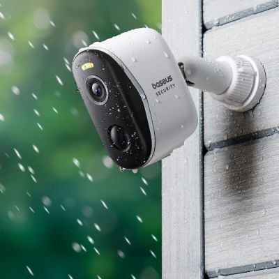 7. Baseus Security N1 2K Außenkamera – Weiß