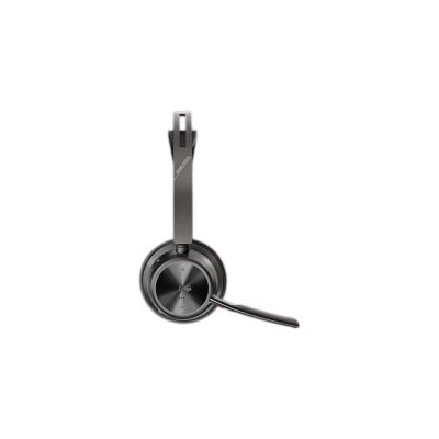 361. POLY Voyager Focus 2 Microsoft Teams-zertifiziertes USB-CC-Headset + USB-C/A-Adapter + Ladeschale