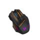 3. Wozinsky WMGB-1179 Kabellose optische Gaming-Maus mit integriertem Akku, 3200 DPI und Hintergrundbeleuchtung – Schwarz