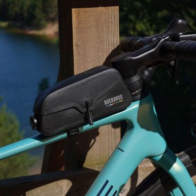11. Rockbros AS-134 ROAD TO SKY 0,9L Rahmentasche, wasserdicht – Schwarz