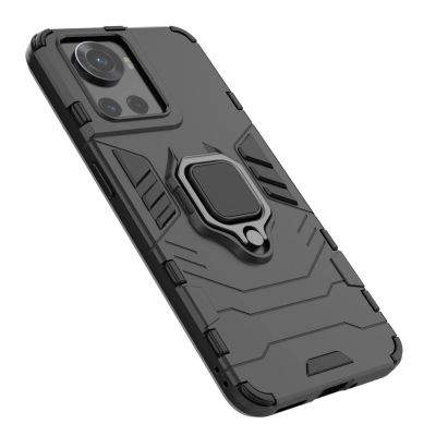 15. Ring Armor gepanzerte Hybrid-Hülle + magnetischer Halter für OnePlus Ace schwarz