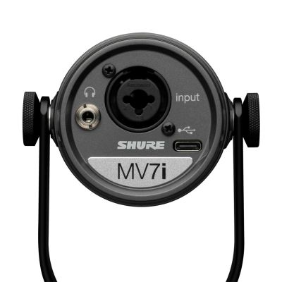 7. Shure MV7i – Intelligentes Mikrofon mit US-Schnittstelle