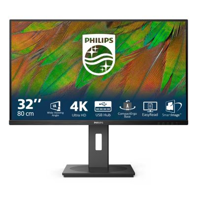 28. Philips 3000er Serie 32B1N3800/00 Computermonitor 81,3 cm (32 Zoll) 3840 x 2160 Pixel 4K Ultra HD LCD Schwarz