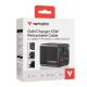 10. Verbatim Gan 65W Ladegerät mit 2x USB-C PD, 1x USB-A, Rücklaufkabel 32217