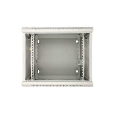 8. Extralink 12U 600x600 AZH Grauer Rack-Schrank, Wandmontage, zweiteilig