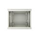 8. Extralink 12U 600x600 AZH Grauer Rack-Schrank, Wandmontage, zweiteilig