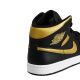 5. Air Jordan 1 Mid (GS) Basketballschuh Schwarz/Metallic-Gold - DQ8426-071