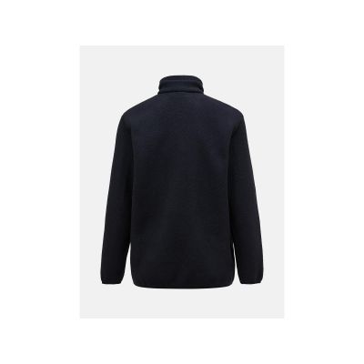 7. Peak Performance M Fleece Snap T-Neck Sweatshirt schwarz