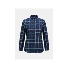 Peak Performance W Baumwollflanellhemd Marineblau