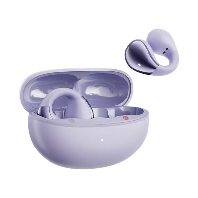 2. OWS QCY Crossky C30 Ohrhörer mit Clip, IPX4, Bluetooth 5.4 – Lila