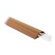 2. DeLOCK Selbstklebende Kabelleiste 50 x 13 mm – 1 m lang, Holzoptik