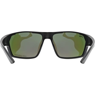 2. Polarisierende Brille Uvex Sportstyle 233 P – black matt/mirror green