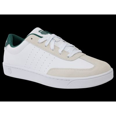 2. K-Swiss Sneakers COURT BALBOA WEISS/CLOUD DANCER/POSY GREEN-M (04735-168-M)