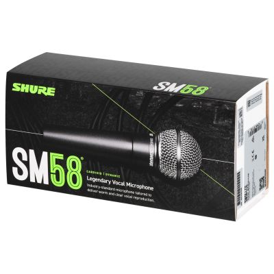 10. Shure SM58-LCE - Dynamisches, nierenförmiges Gesangsmikrofon