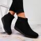 15. Isolierte schwarze Damenstiefeletten Rieker W 98251-00