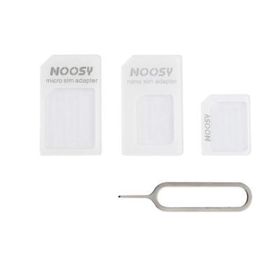 2. Noosa SIM-Karten-Adapter-Set + Schlüssel - Weiß