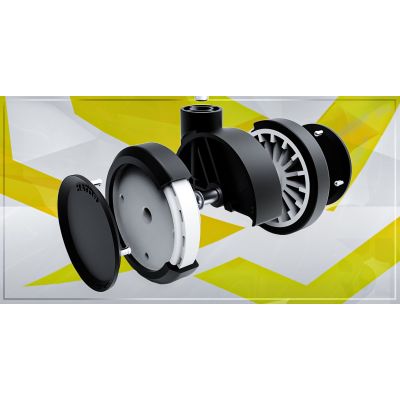 18. HATOR Darkside 3M Stoff Universal-Gaming-Stuhl Grau