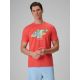 Herren-T-Shirt mit Aufdruck, regulär, Größe 4F 4FRSS26TTSHM4305-63S