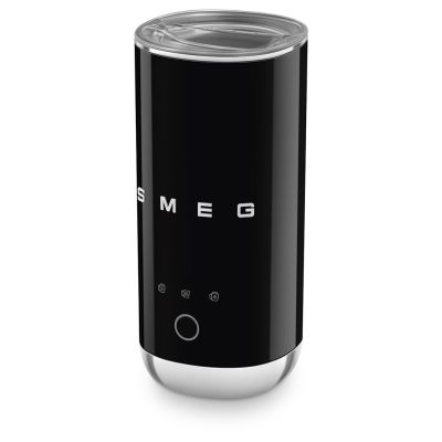 41. Smeg MFF02BLEU Milchaufschäumer/Wärmer, automatischer Milchaufschäumer/Wärmer, Schwarz